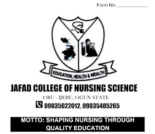 JAFAD College of Nursing Science (JAFADCONS) Form