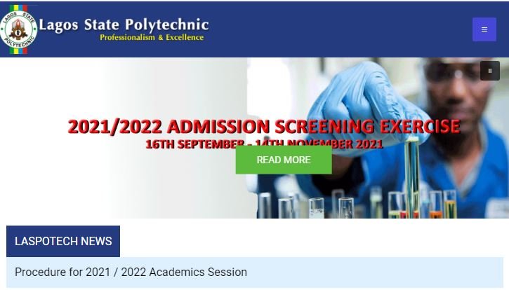 LASPOTECH Post UTME Past Questions and Answers– Download PDF File.